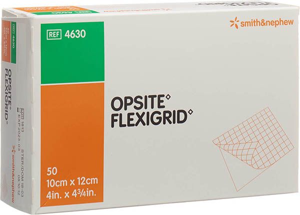 OPSITE FLEXIGRID Wundverband 10x12cm 50Btl