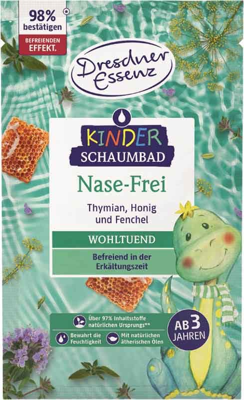 Dresdner Schaumbad Kind Nase Frei Natürlich gesund fühlen 16 x 40ml