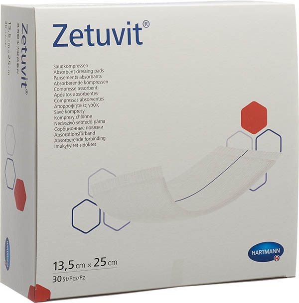 Zetuvit Absorptionsverband 13.5x25cm 30 Stück