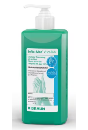 SOFTA-MAN PURE Händedesinf Dosierpumpe 500ml