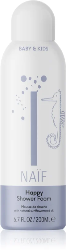Naïf Happy Shower Foam Duschschaum 200ml Naïf Happy Shower Foam Duschschaum 200ml