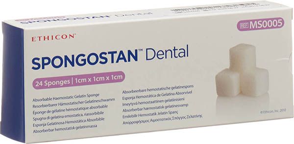 SPONGOSTAN Dental 1x1x1cm 24 Stück SPONGOSTAN Dental 1x1x1cm 24 Stück