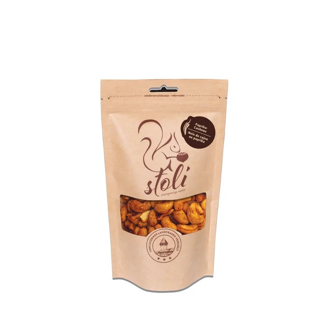 STOLI Cashewnüsse mit Paprika Beutel 185g