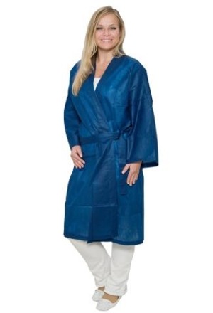 WIROS Kimono premium plus PP 1 lagig kurz 50 Stück