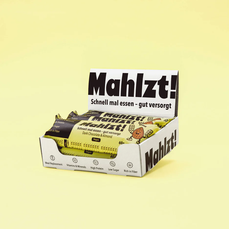 TRY-B Dark Chocolate & Almond Mahlzeitenersatz-Riegel 6x 60g