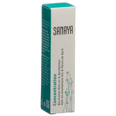 Sanaya Aroma & Bachblüten Roll on Concentration Bio 10ml