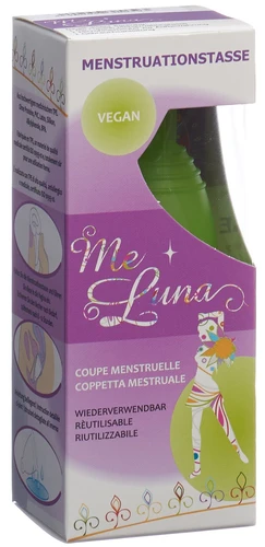 ME LUNA Menstruationstasse Classic S Grün