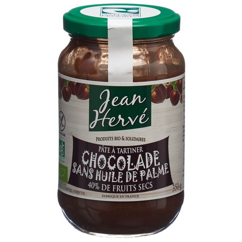 Jean Hervé Chocolade sans huile de palme 350g Jean Hervé Chocolade sans huile de palme 350g