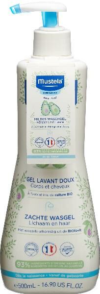 Mustela Mildes Waschgel normale Haut Dispenser 500 ml
