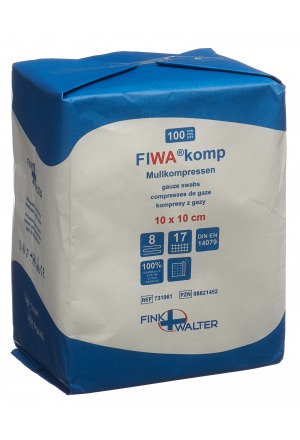 FIWA komp Mullkompressen 10x10cm 100 Stück