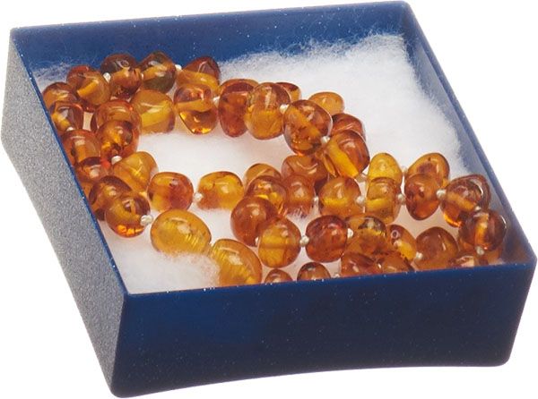 RA Bernsteinkette geknüpft 36cm Hals BSK 36a