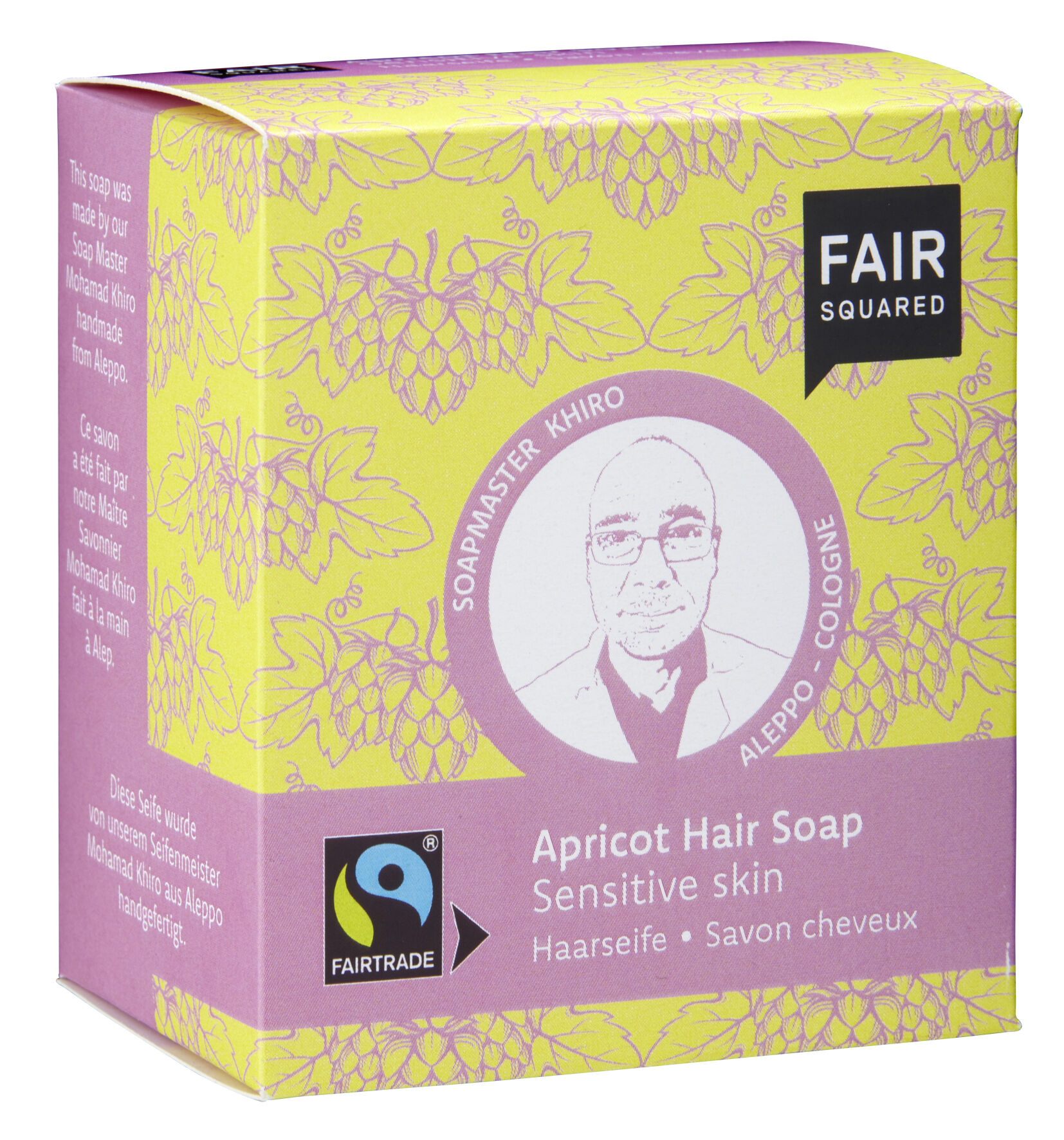 FAIR SQUARED Hair Soap Apric Sens Skin 2 x 80g