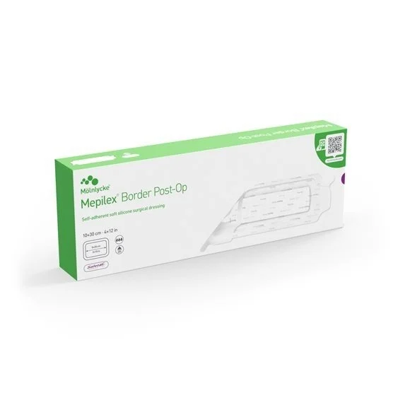 Mepilex Border Post OP 10x30cm (n) Box 10 Stück