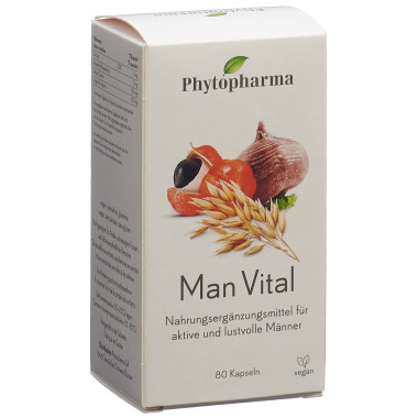 Phytopharma Man Vital Kapseln 80 Stück Phytopharma Man Vital Kapseln 80 Stück
