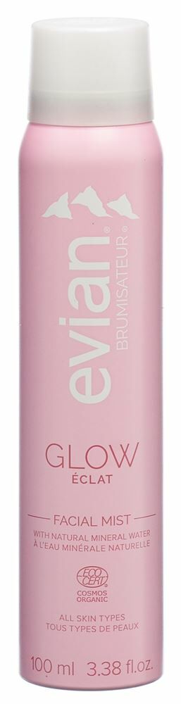 EVIAN facial mist glow Aeros Spray 100ml