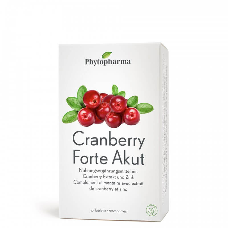 Phytopharma Cranberry Forte Akut Tabletten 30 Stück