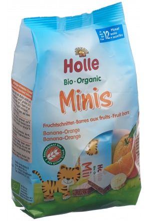 Holle Bio-Minis Banane Orange Btl 100g Holle Bio-Minis Banane Orange Btl 100g