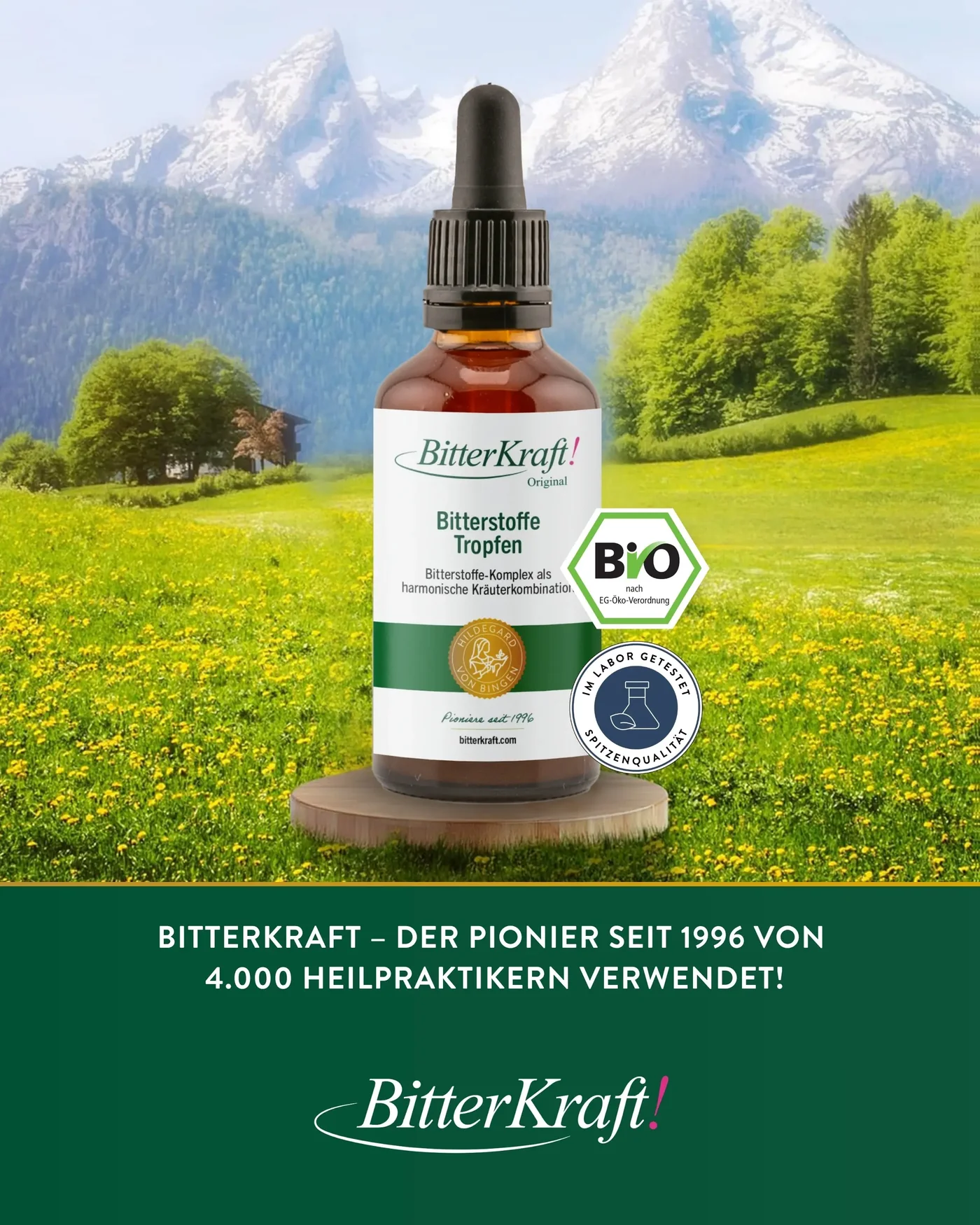 BitterKraft! Original Tropfen BIO 50ml mit Pipette