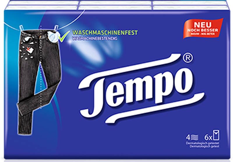 Tempo Taschentücher Classic 6 x 10 Stück