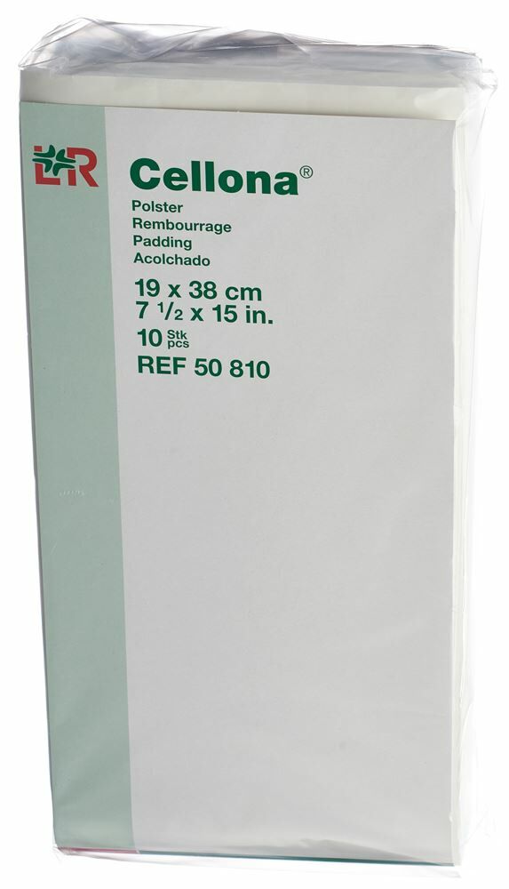 CELLONA Polster 19x38x0.5cm selbStücklebend 10 Stück