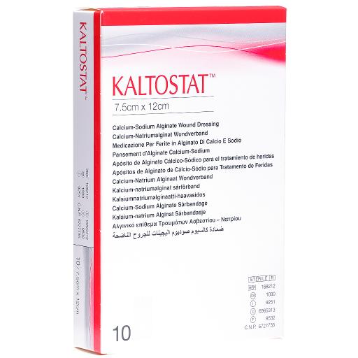 KALTOSTAT Kompressen 7.5x12cm steril 10 Stück
