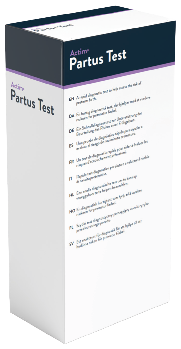 ABBOTT Actim Partus 10 Tests – Schnelltest Frühgeburtsrisiko