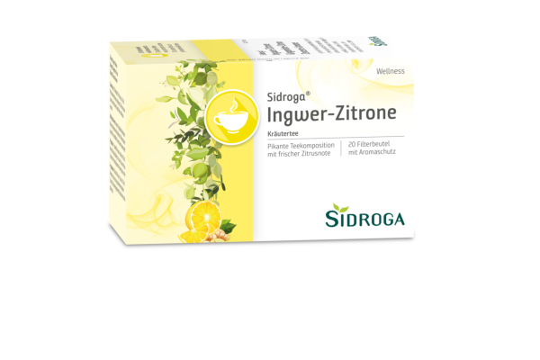 Sidroga Ingwer-Zitrone Btl 20 Stück Sidroga Ingwer-Zitrone Btl 20 Stück