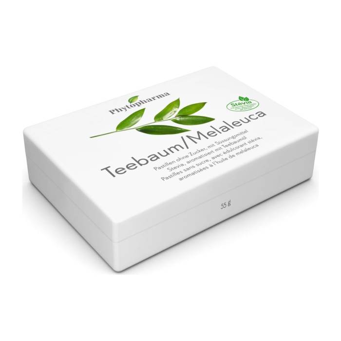 PHYTOPHARMA Teebaumoel Pastillen 40 Stück PHYTOPHARMA Teebaumoel Pastillen 40 Stück
