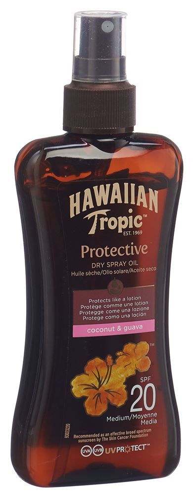 HAWAIIAN TROPIC Sonnenöl Dry Spray LSF20 200ml