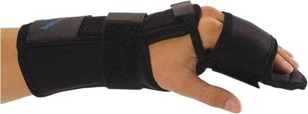 OMNIMED Intrins Plus 4-Fingersch L 17-19cm re schw