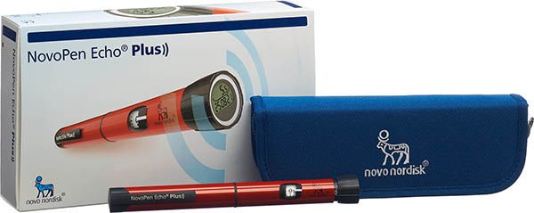 Novopen Echo Plus Injektionsgerät rot Novopen Echo Plus Injektionsgerät rot