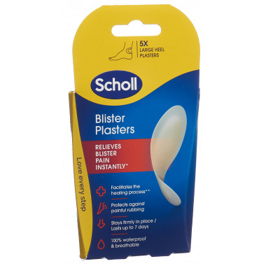 Scholl Blasenpflaster Fersen Box 5 Stück Scholl Blasenpflaster Fersen Box 5 Stück