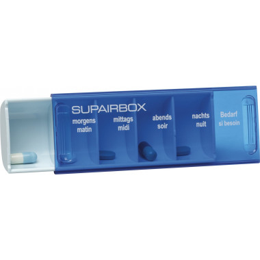 Supairbox Tagesbox deutsch/französisch pastellblau Supairbox Tagesbox deutsch/französisch pastellblau