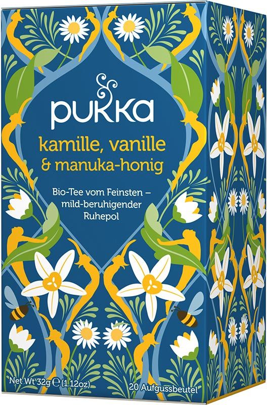 Pukka Kamille Vanille & Manuka-Honig Tee Bio 20 Beutel Pukka Kamille Vanille & Manuka-Honig Tee Bio 20 Beutel
