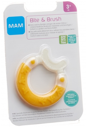 MAM Bite & Brush Beissring 3+ Monate MAM Bite & Brush Beissring 3+ Monate