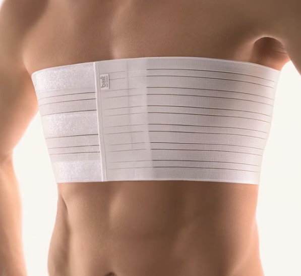 BORT elastischer Rippengurt XL Herren weiss