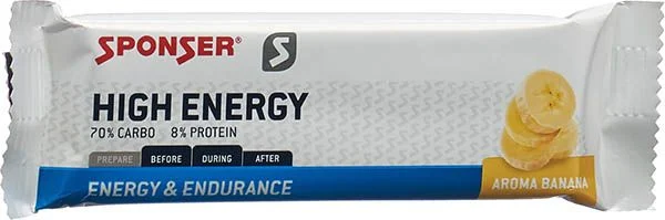 SPONSER® High Energy Bar Banane 45g SPONSER® High Energy Bar Banane 45g