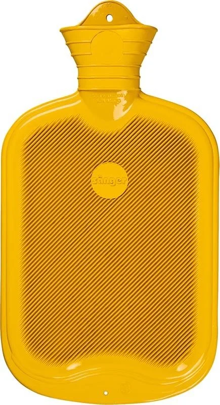 SÖNGER Wärmflasche Naturkau Lamel 2l 1seitig gelb