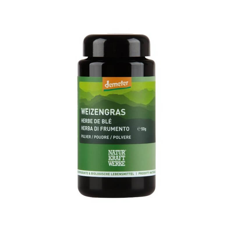 NaturKraftWerke Weizengras Pulver Demeter 50g NaturKraftWerke Weizengras Pulver Demeter 50g