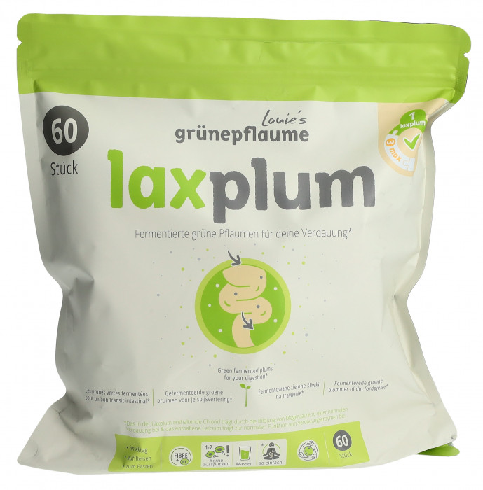 LAXPLUM grüne Pflaume Beutel 60 Stück