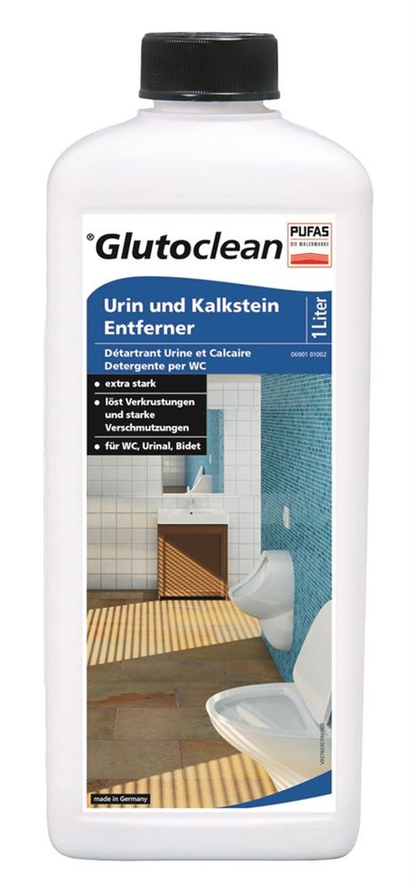 GLUTOCLEAN Urin + Kalkstein Entferner Fl 1lt GLUTOCLEAN Urin + Kalkstein Entferner Fl 1lt