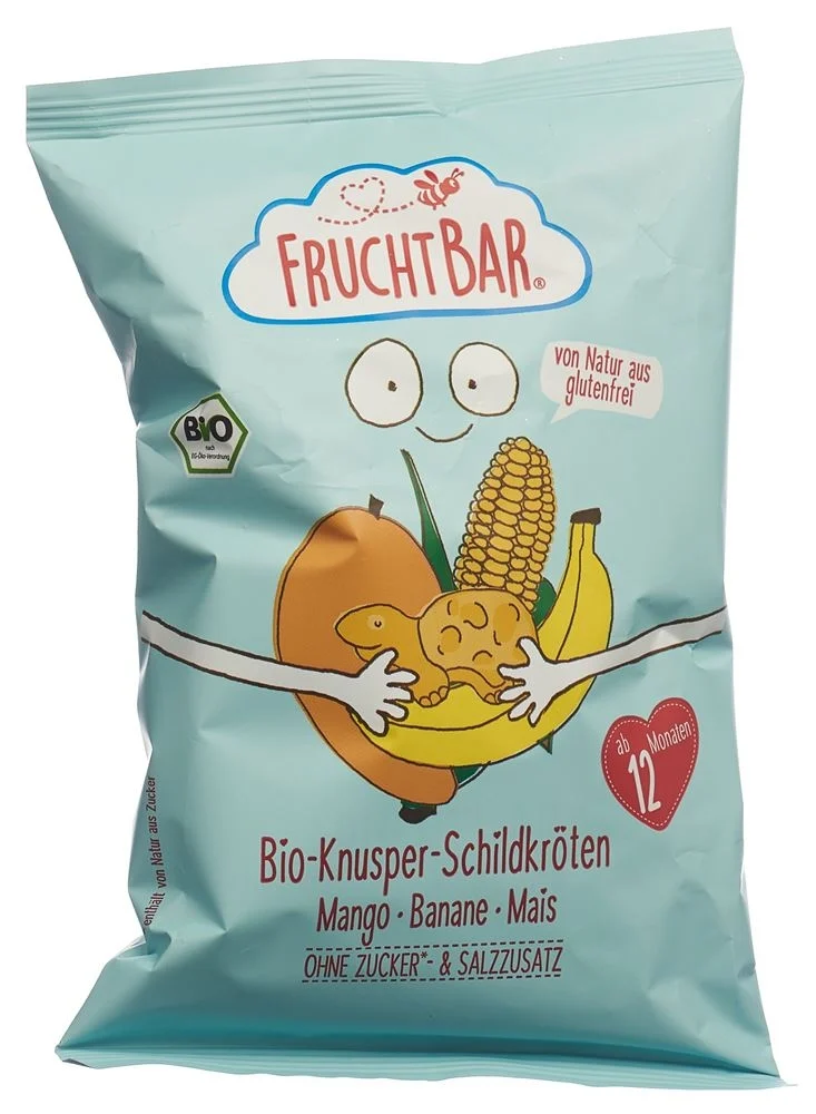 Fruchtbar Knusper Einhorn Bio Banane Himbeer Beere 30g