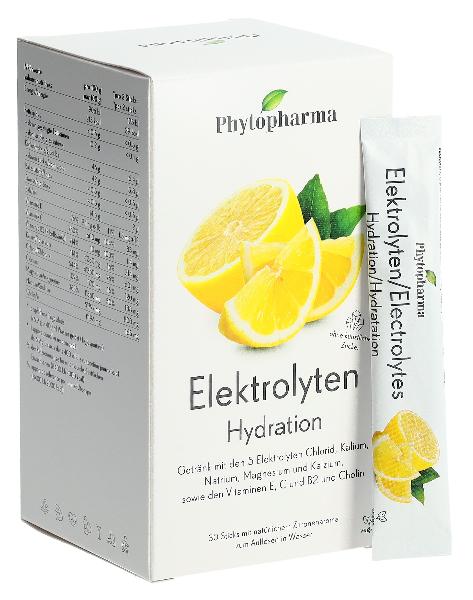 Phytopharma Elektrolyte Sticks Zitrone 30 Stück Phytopharma Elektrolyte Sticks Zitrone 30 Stück