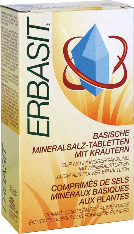 ERBASIT Mineralsalz Tabletten mit Kräuter Blister 90 Stück