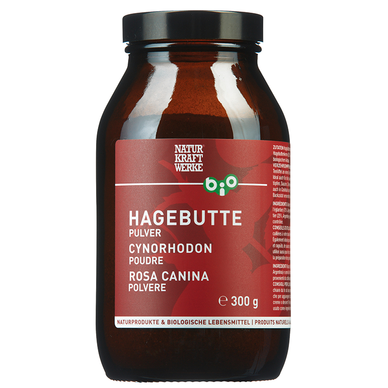 NATURKRAFTWERKE Hagebutte Pulver Bio 300g NATURKRAFTWERKE Hagebutte Pulver Bio 300g