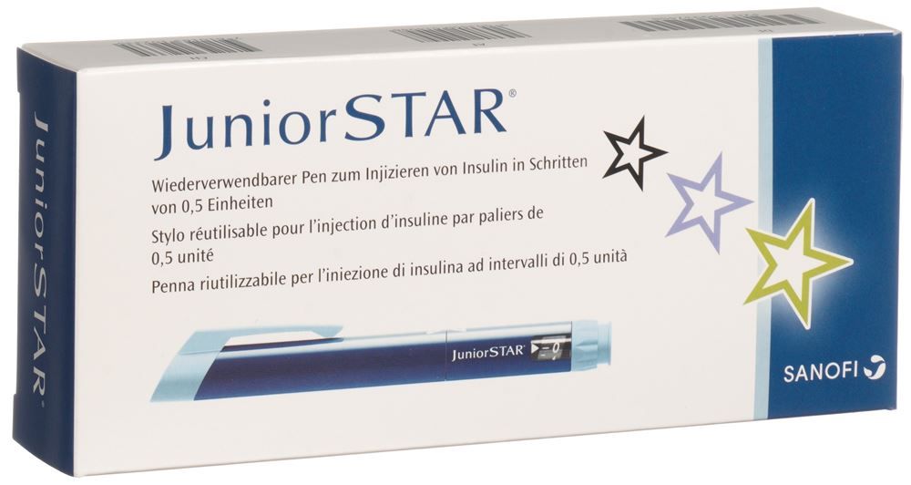JuniorStar Lantus/Apidra/Insuman Insulinpen silber