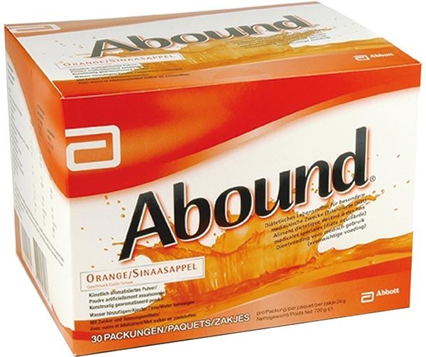 Abound Pulver Orange 30 x 24g Abound Pulver Orange 30 x 24g