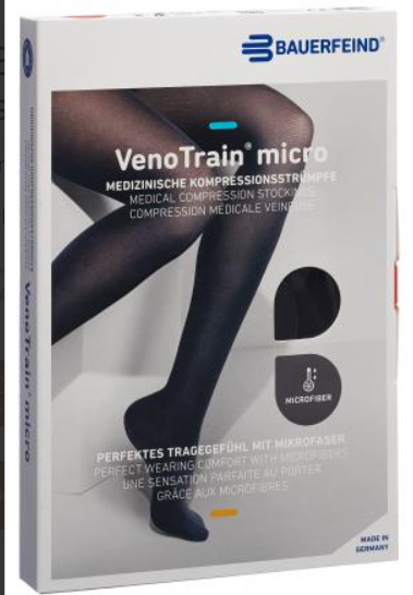 Bauerfeind VT MICRO AG KKL2 M p/l geschlossene Fussspitze creme MikroNoppe 1 Paar