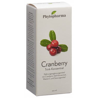 PHYTOPHARMA Cranberry Trink-Konzentrat 200ml PHYTOPHARMA Cranberry Trink-Konzentrat 200ml