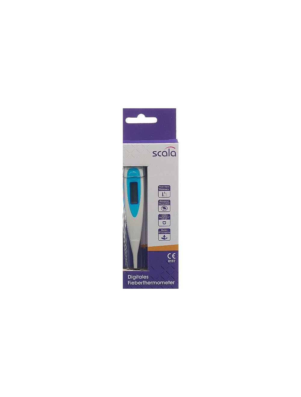 scala Digital Thermometer SC 17 basic blau